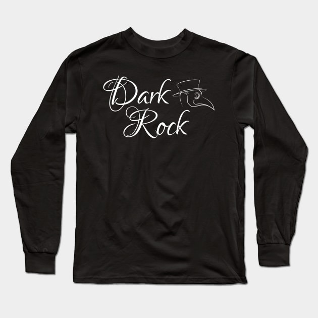 Mask of the Plague Doctor - Dark Rock Long Sleeve T-Shirt by Modern Medieval Design